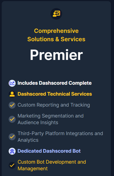 Dashscored Premier (Monthly Subscription)
